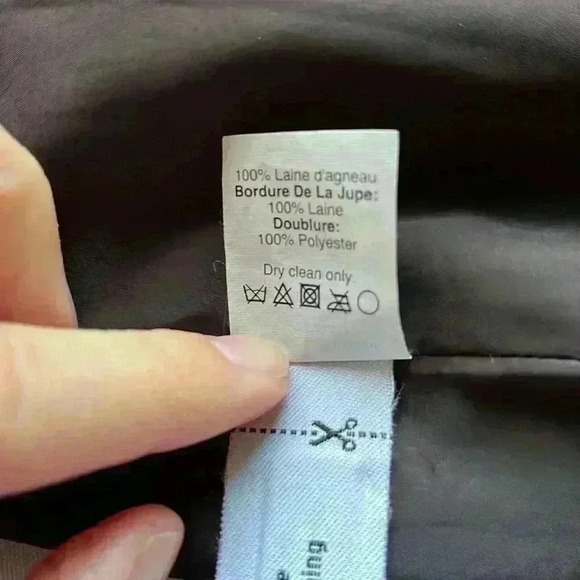 EUC J Crew Black Label Y2K 90s Lambs Wool Mini Skirt Plaid Preppy Brown Sz 6 - Picture 11 of 12